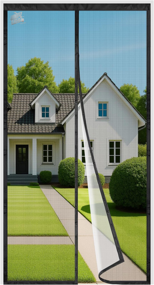 Magnetic Mosquito Net Window Door Adhesion And Power Added Automatic Closure