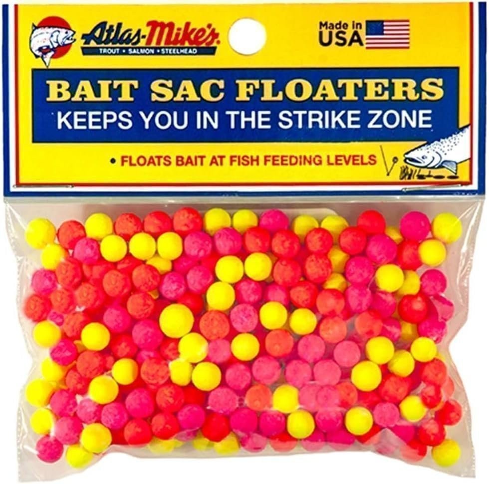 Lurwind Salmon Trout Spawn Sac Kit Bundle, Magic Thread, Floaters, 4-Piece
