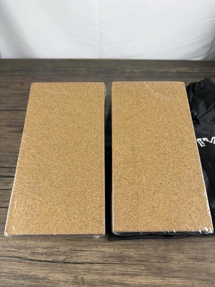 2 Pack Squat Wedge Blocks Heel Elevated Non Slip Slant Board for Calf Raises