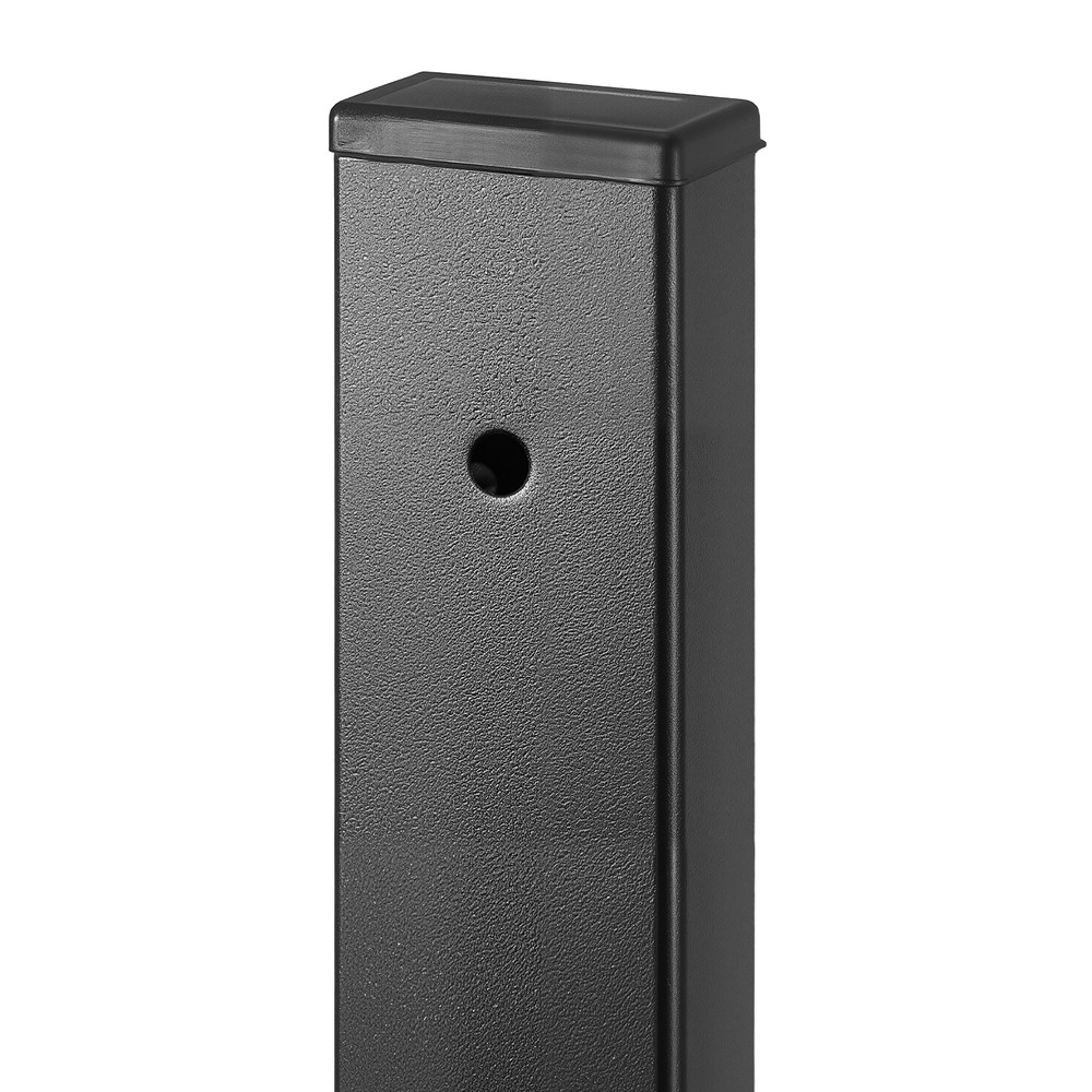 Uimoso 61 Pack Steel Deck Balusters,29.5-inch Rectangular Black Railing Spindles
