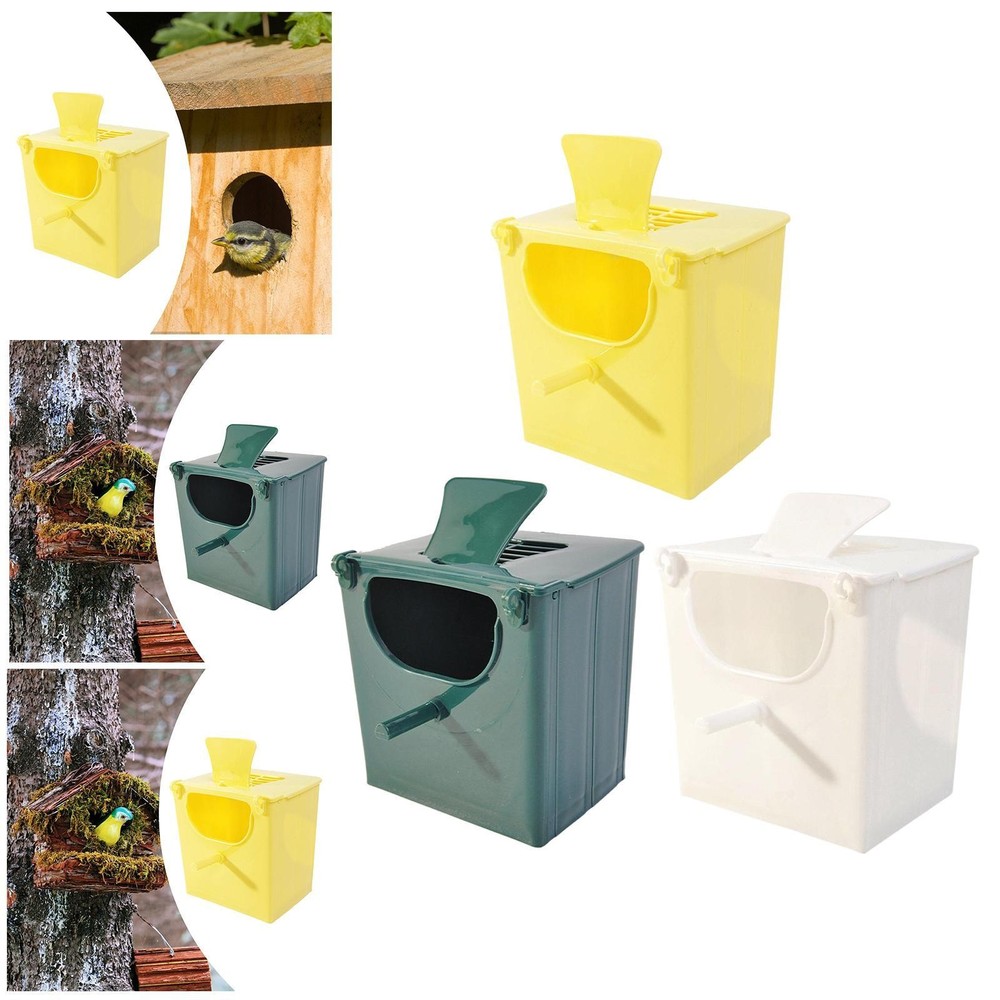 Bird Breeding Box Parakeet Cage Hanging Bird Hatching Box Hideout Practical Bird