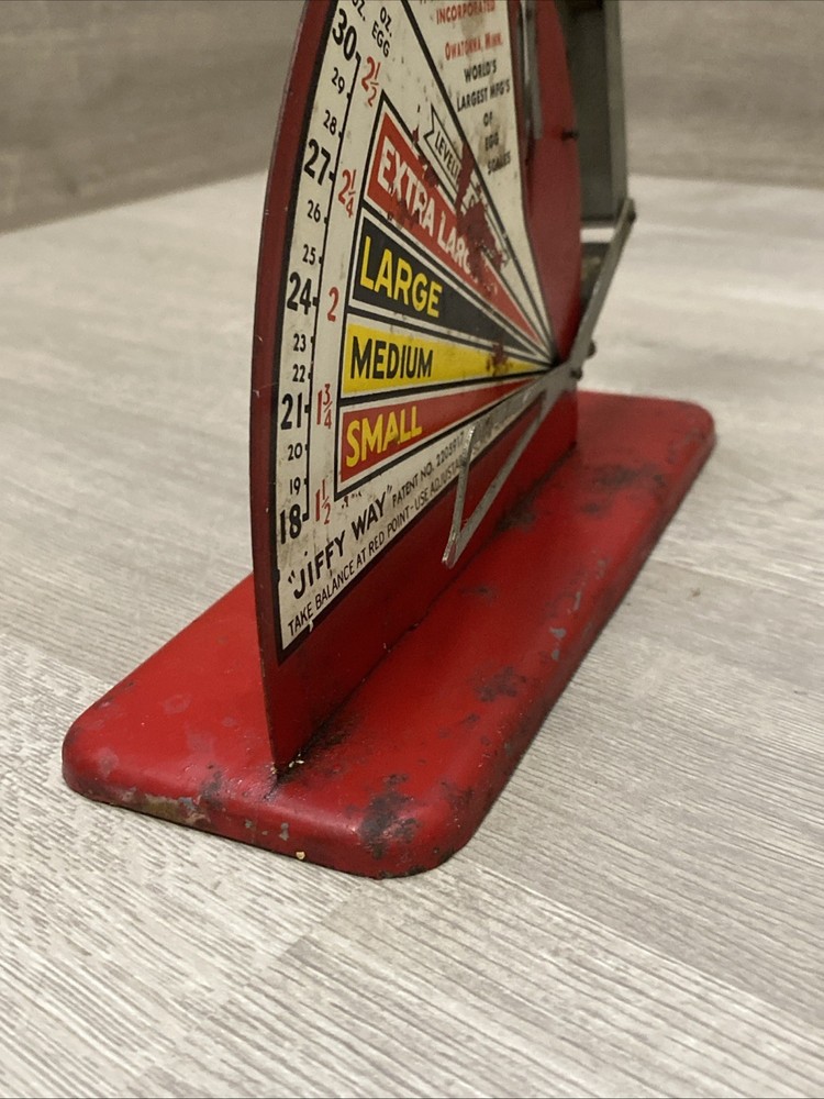 Vintage Jiffy Way Egg Scale