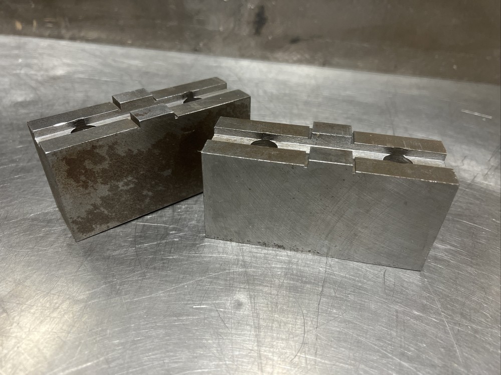 Lathe tools Jaws - set (2) Used Surplus Unbranded No Make Or Model