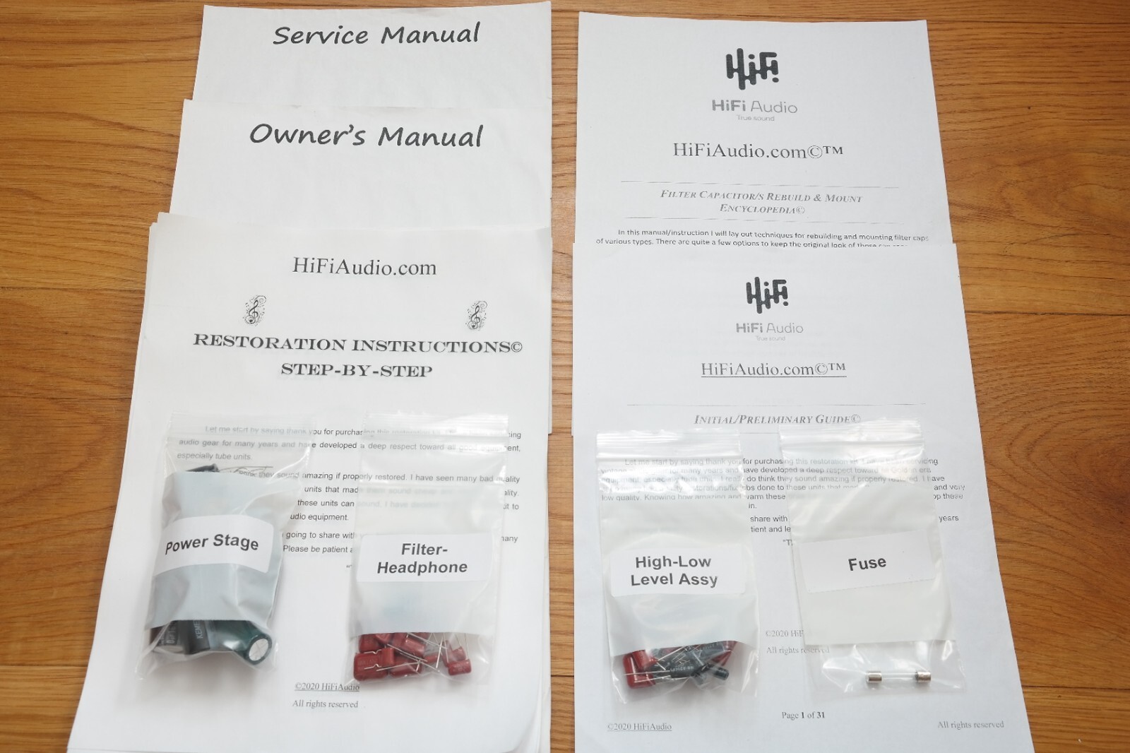 McIntosh C28 preamp FULL restoration recap repair service rebuild kit capacitor