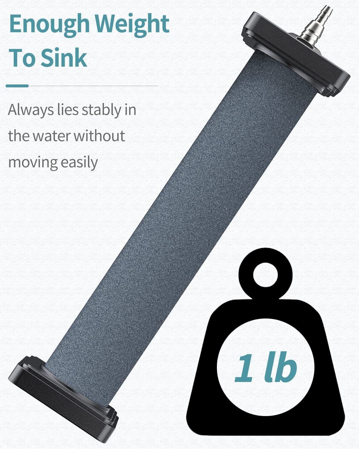 Large Air Stones Cylinder Bubble Diffuser Aerator Aquarium Air Pump Hydroponic