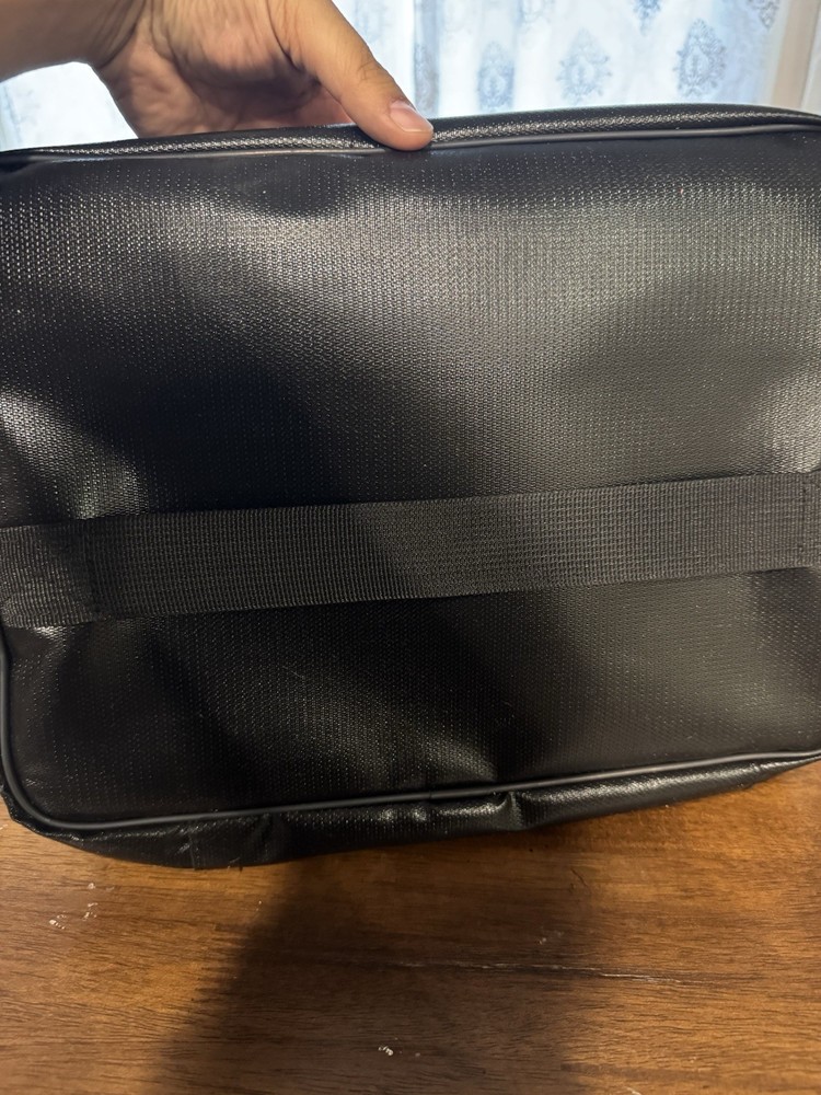 Small Fireproof Storage Organizer Case with Lock 3-Layer Soft Case