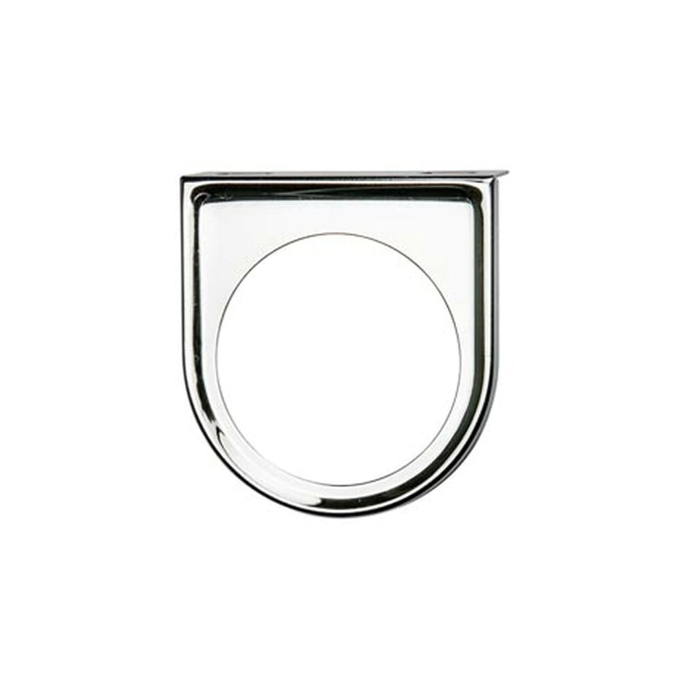 GlowShift Universal Chrome Single Gauge Under Dash Mounting Bracket Pod 52mm