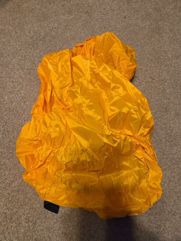 Amazon Basics 55L Backpack Black With Rain Cover