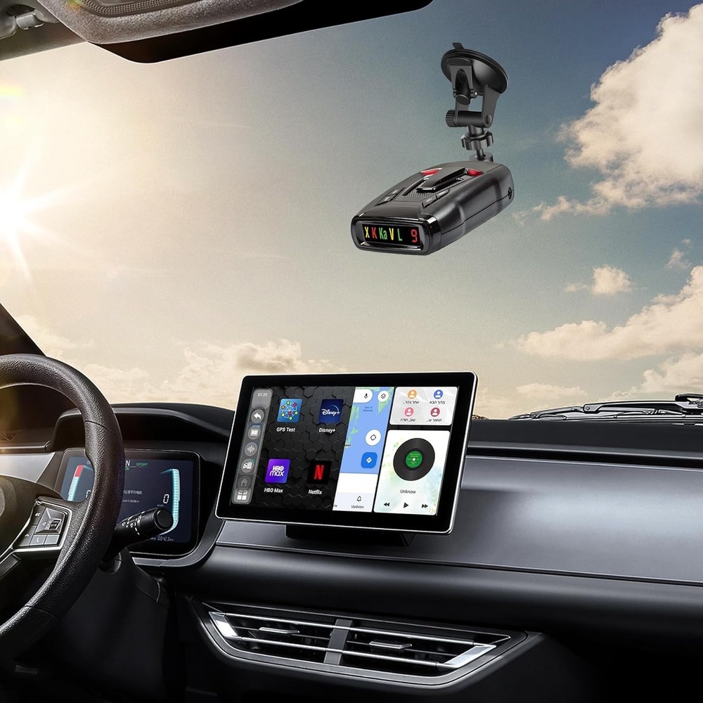 Adjustable Radar Detector Windshield Mount for Whistler - Durable Suction Cup