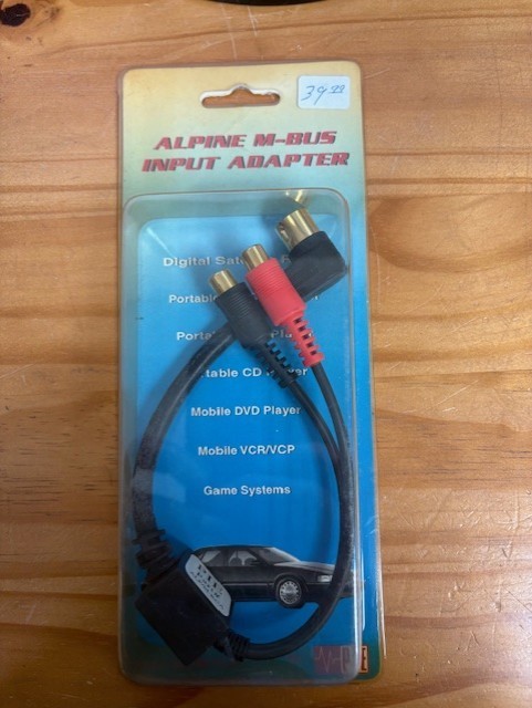 New! PIE Alpine M-Bus Input Adapter ALP/M-RCA