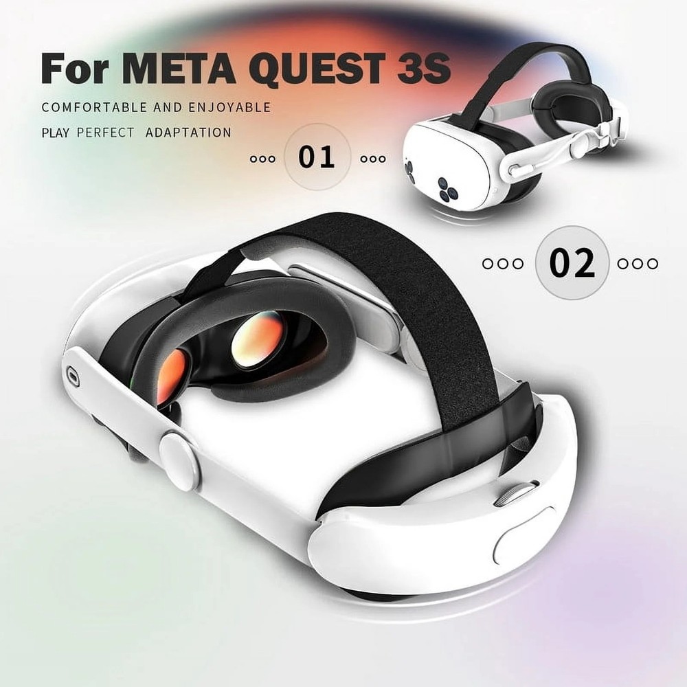Head Strap For Meta Quest 2/3s/Quest Adjustable VR Headset Strap Accessories