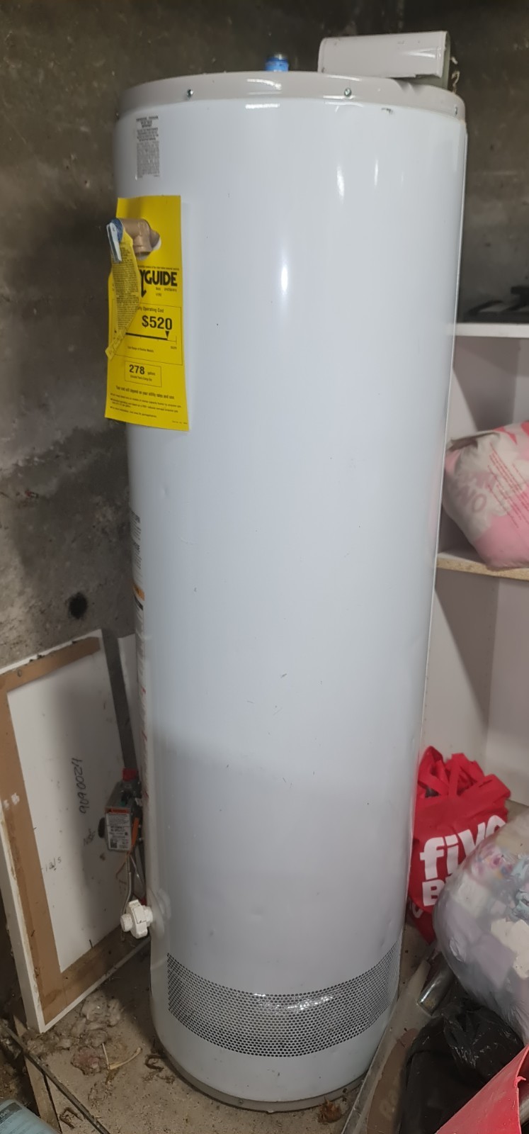 Hot Water Tank, 40 Gallos, Propaine Gas