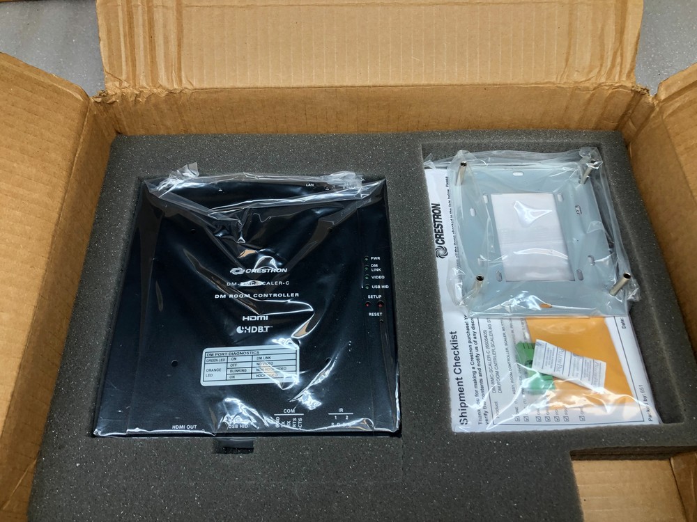 Crestron DM-RMC-SCALER-C Room Controller/Scaler New Open Box