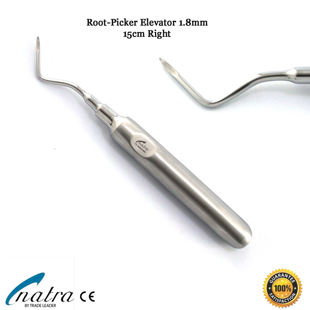 3 Pcs Dental Root Elevators HEIDBRINK Oral Surgery Luxating Root PICKER Elevator