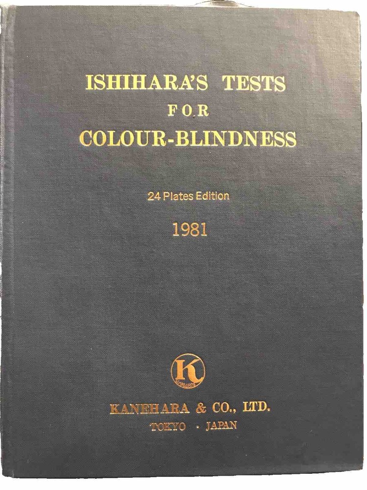Ishihara Color Deficiency Test Book 24 Plates