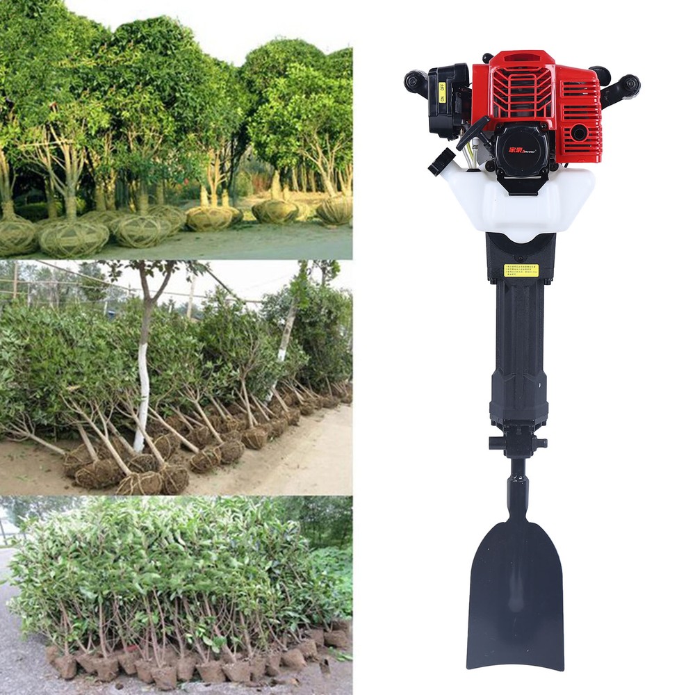 Handheld Trencher Digger Machine 52CC 2Stroke Garden Tree Digger Digging Machine