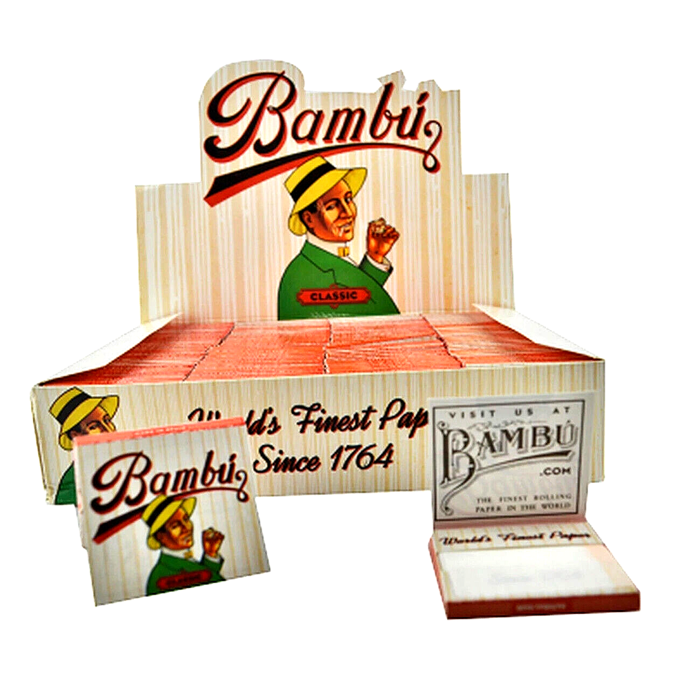Bambu Classic Rolling Papers 100% Authentic Bambu Paper 33/Lvs USA Shipped!