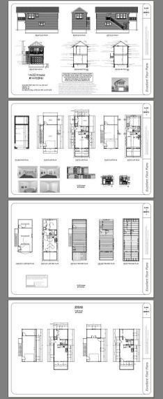 14x32 Tiny House -- 567 sq ft -- PDF FloorPlan -- Model 6I