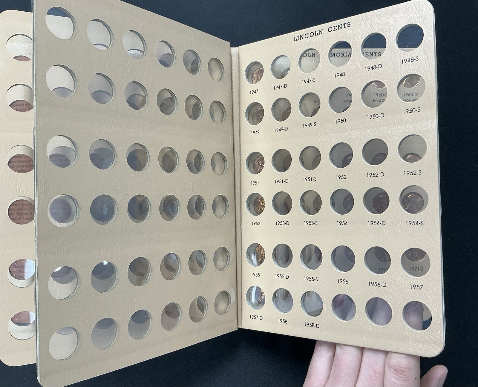 Dansco Album 8100 ~ Lincoln Cent Book 1909-2009 ~ Partially Complete!