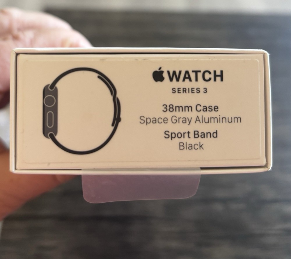Apple Watch Series 3 Space Grey Aluminum 38mm - BOX & INSERTS ONLY