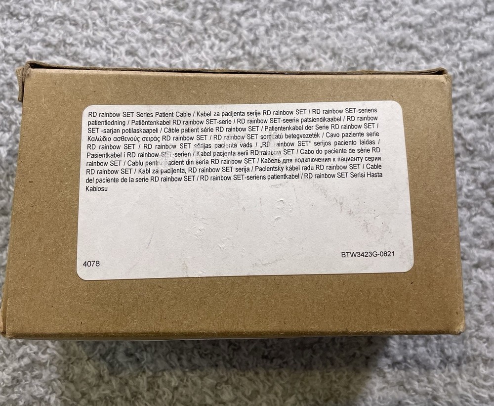 Masimo RD Rainbow SET R25-12 Patient Cable New Open Box