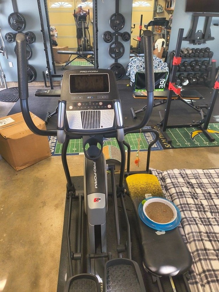 ProForm Carbon E7 Elliptical iFit Compatible Intensity Stride Power Ramp Sturdy