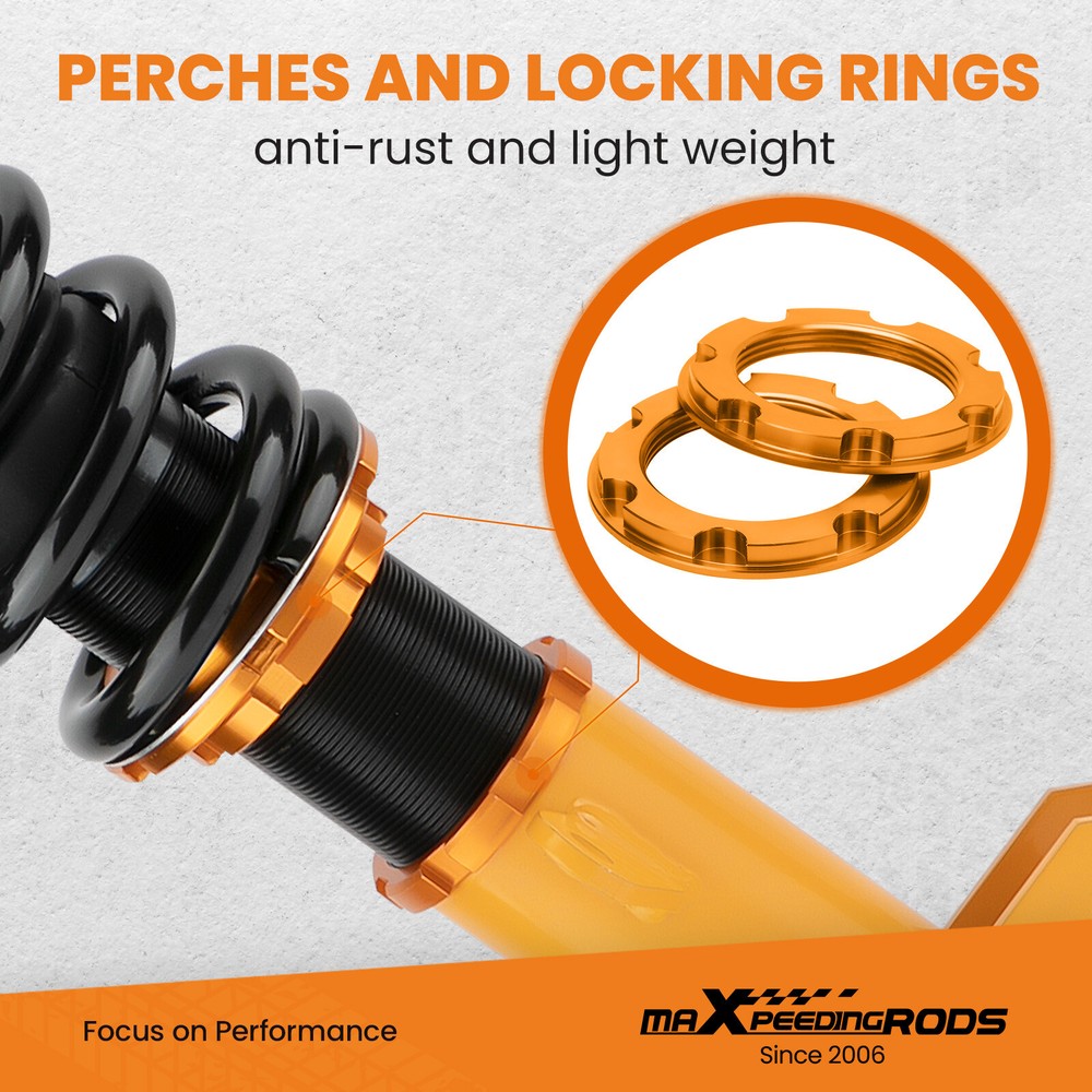MaXpeedingrods Coilovers Shocks Struts for Dodge Caliber 2007-2012 Jeep Compass