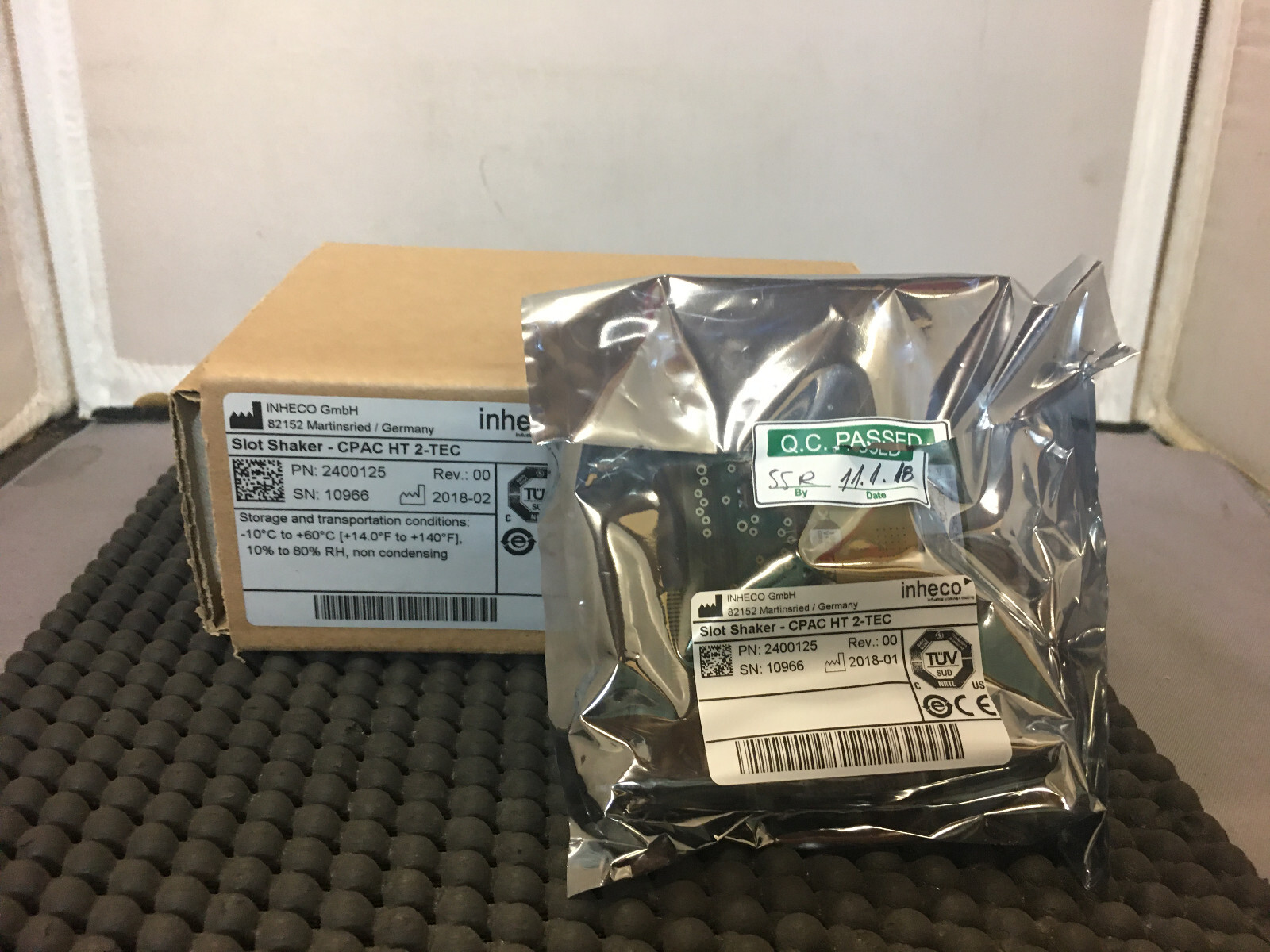 Inheco 2400125 Slot Shaker CPAC HT 2-TEC Rev 00 | New In Box