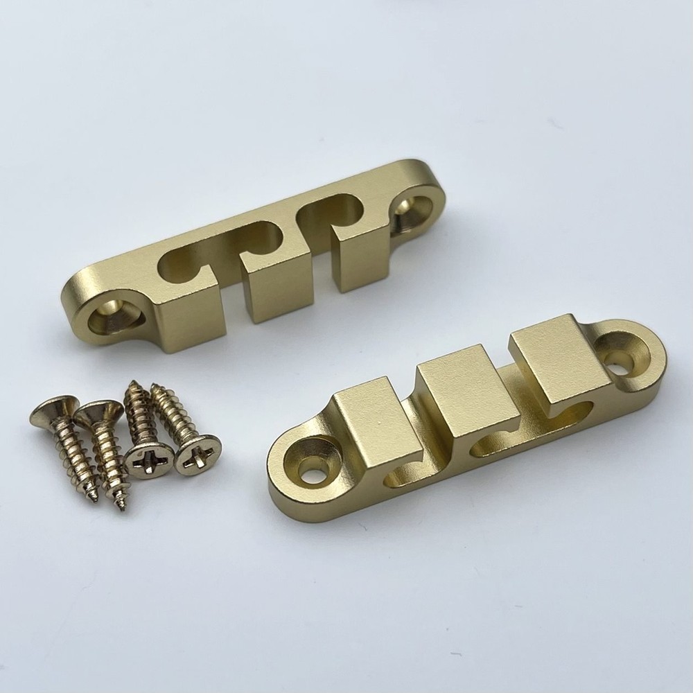 2×Aircraft Aluminum 4 String Bass String Retainer String Guide Fit Hipshot 4SR