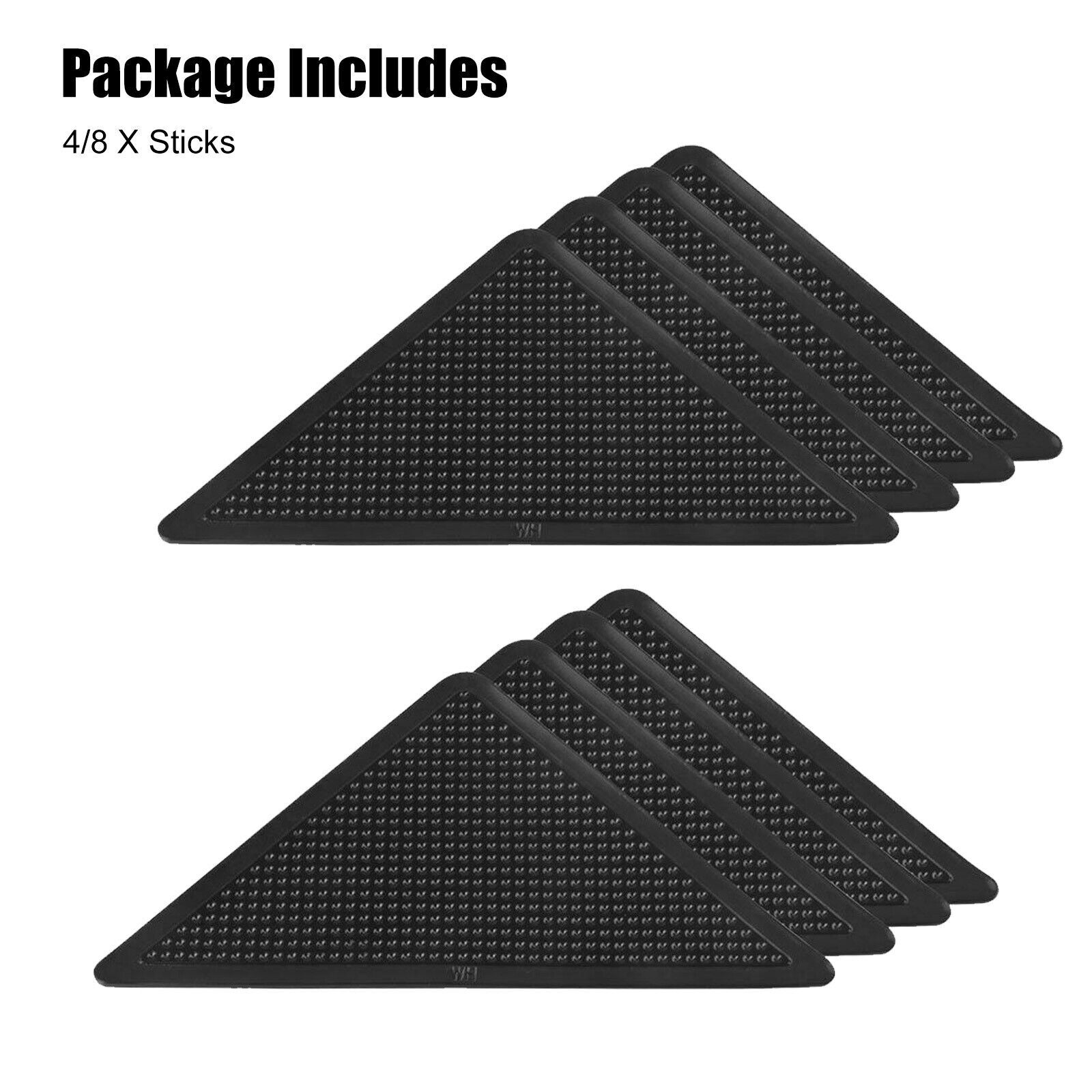 8× Rug Carpet Mats Grippers Non Slip Anti-skid Washable Reusable Grips Pads US