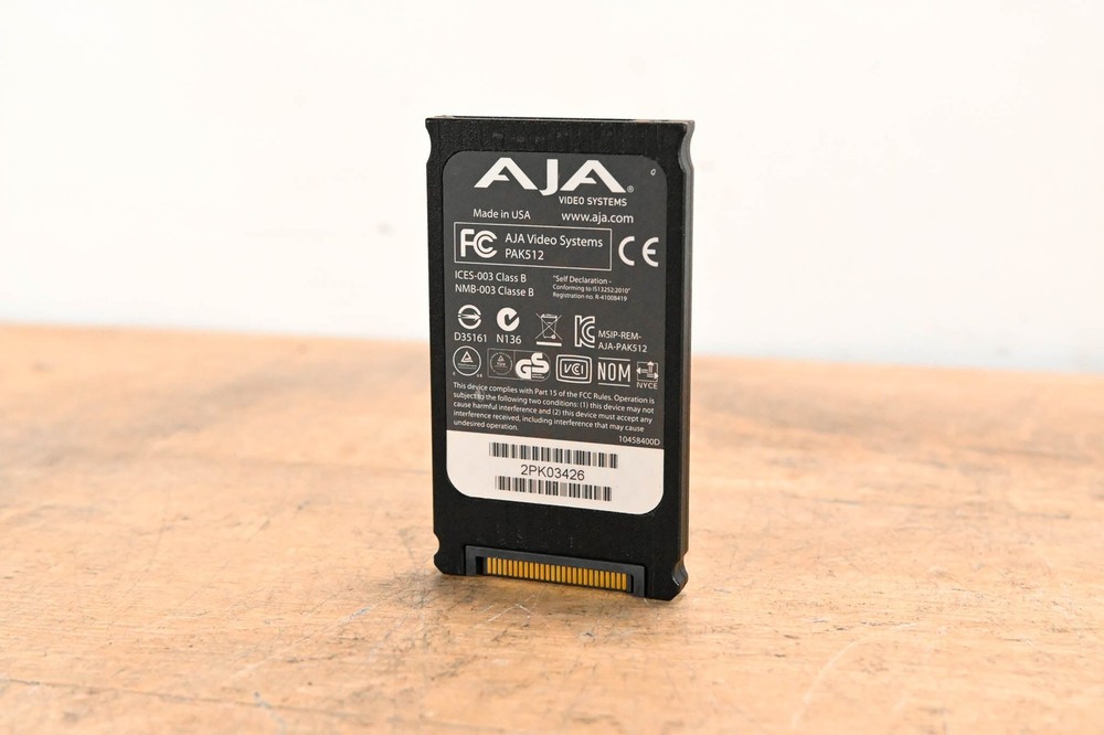 AJA PAK512 SSD Module for Ki Pro Systems CG01WD8