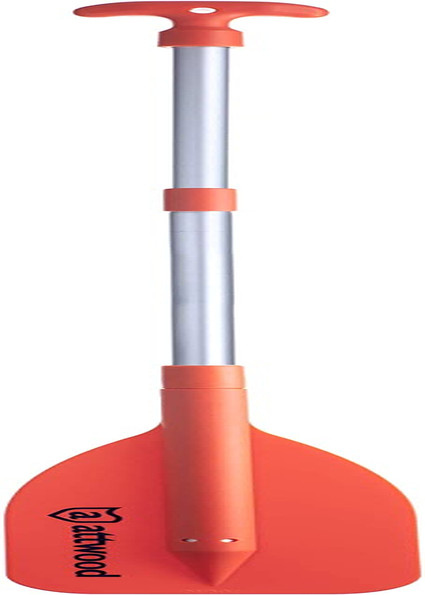 Emergency Telescoping Paddle for Boating, Orange