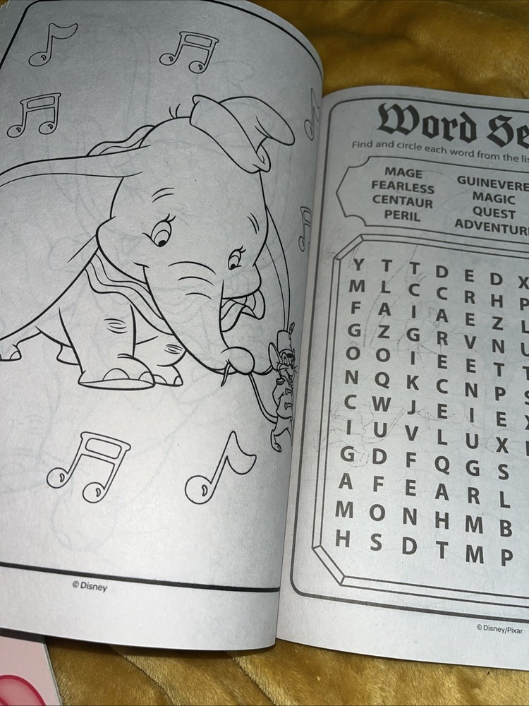 New Disney Jumbo Coloring & Activity Book