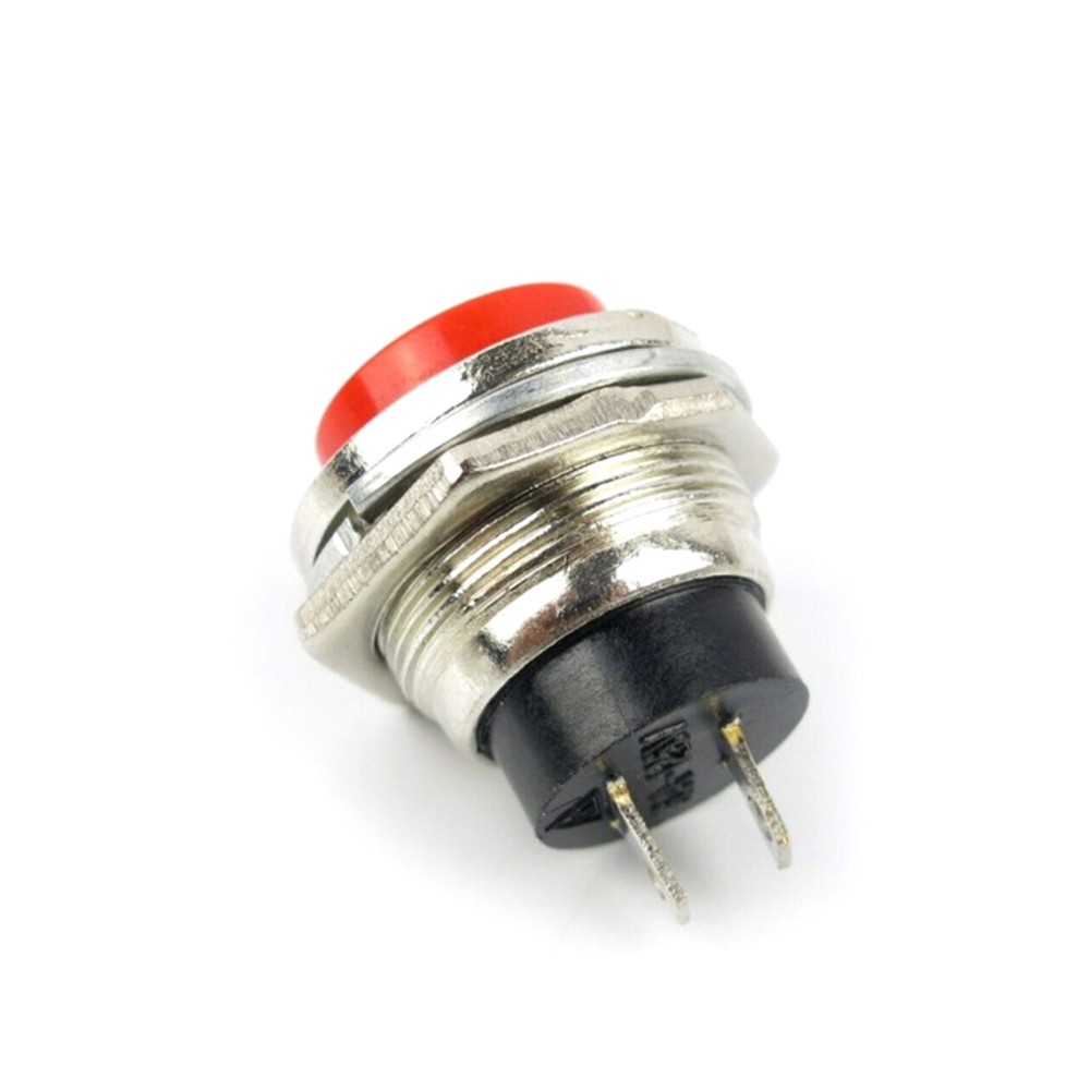 10Pcs Small Self-Reset Round Button Head Power Switch Circle Kill Button Switch