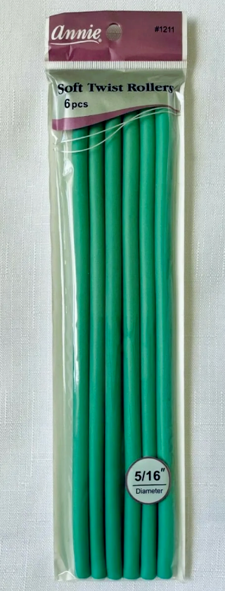 Annie Professional Salon Soft Flexible Twist Rods Rollers Curls Perms