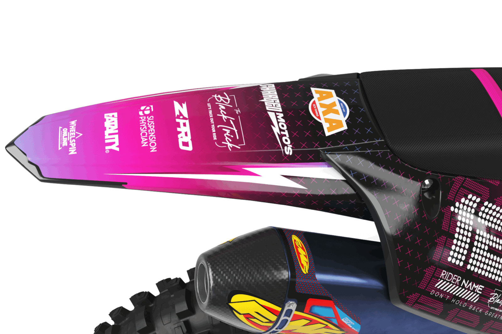 Fits Kawasaki KX450F (2019 20 21 22 2023) KX250F (2021 22 23 2024) graphic kits