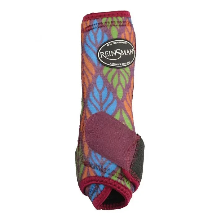 New! 2 pack Reinsman RUBY LEAF APEX SPORT BOOTS Size Medium Horse leg support