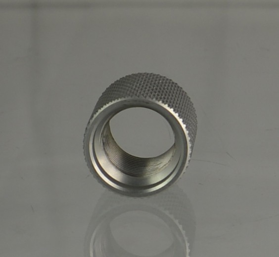 2 PC Silver 1/2x28 TPI Thread Protector Thin Type F Hand Gun & Rifle Application