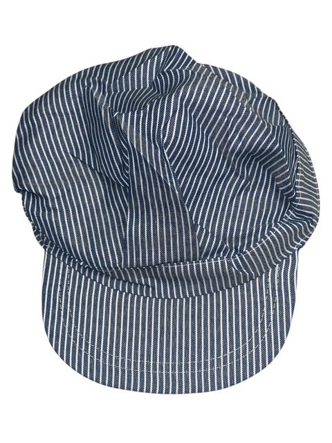 6 Child Train Engineer Hats - Adjustable Railroad Conductor Costume Party Caps