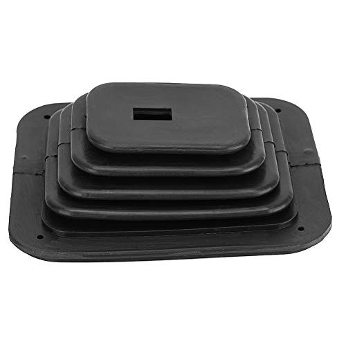 Shift Lever Rubber Shift Boot Gear Shift Cover Car Shifter Boot Black
