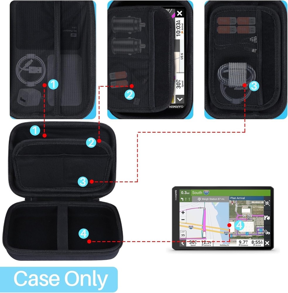 Compact Hard Case for Garmin Dezl / DriveSmart