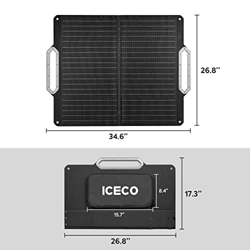 SP80 Portable Solar Panels 80W, High-Efficiency Monocrystalline Solar Panel,