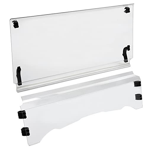 Clear Folding Windshield Compatible with Massimo Buck 200 (2018) & Massimo