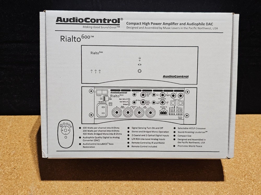 AUDIO CONTROL RIALTO 600 - WHITE
