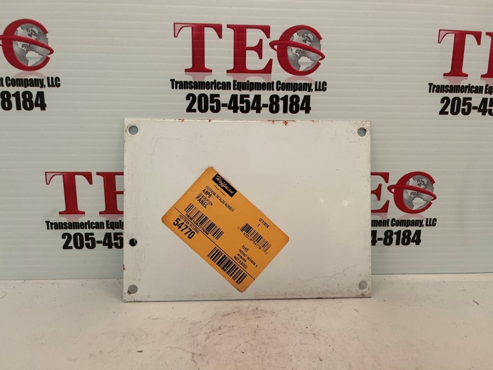 Hoffman A8P6 White Interior Mounting Panel ,Height: 6.75In Width: 4.88In