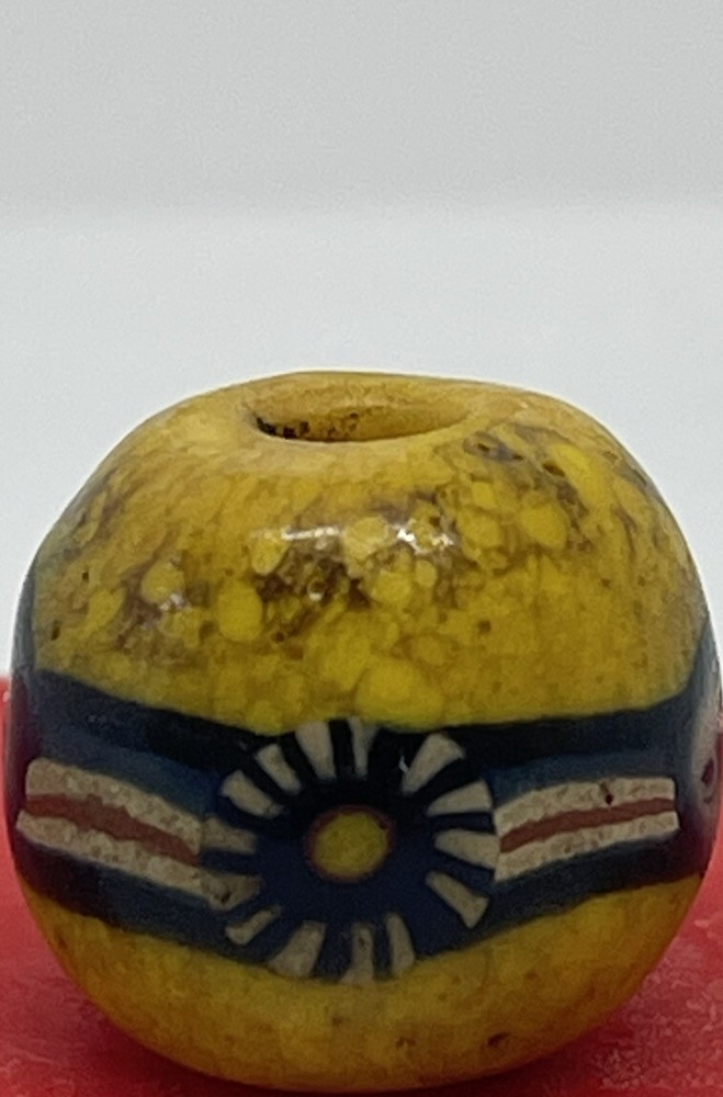 Ancient roman Gabri face bead