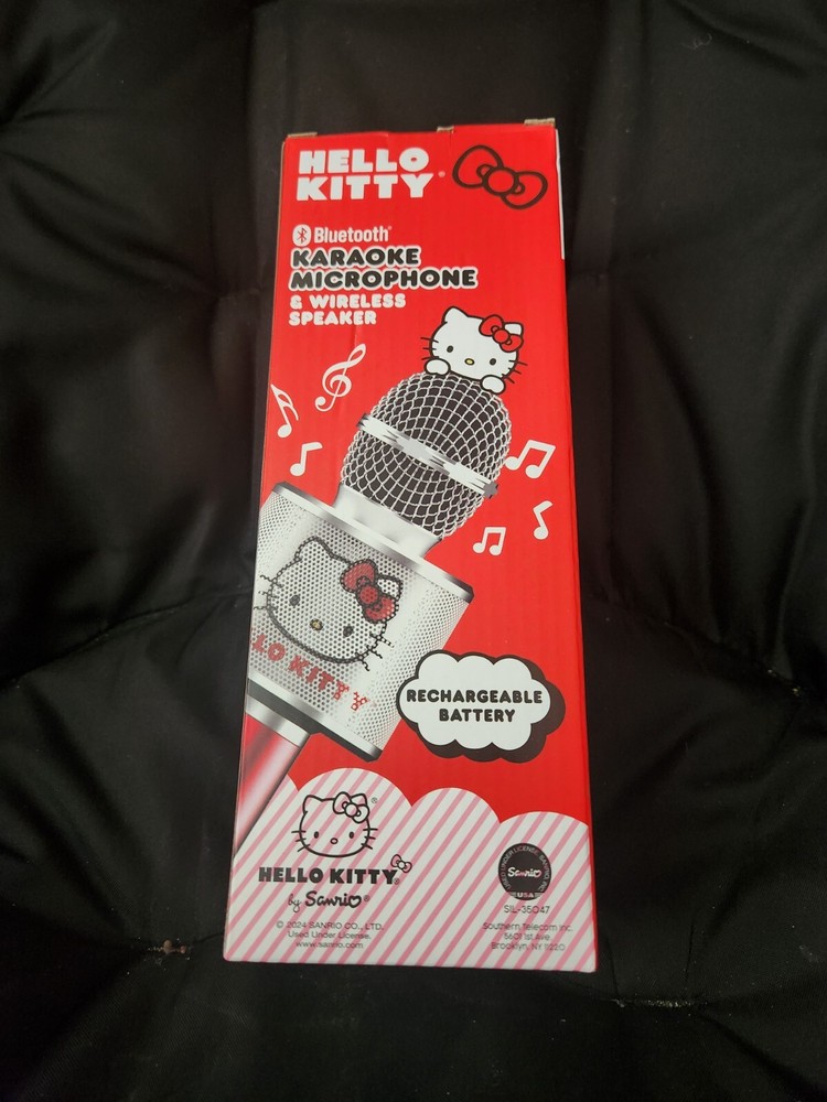 HELLO KITTY BLUETOOTH KARAOKE MICROPHONE AND WIRELESS SPEAKER