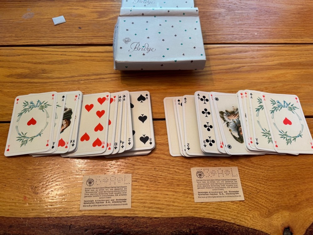 WWII GERMAN ORIGINAL PLAYING CARDS BRIDGE