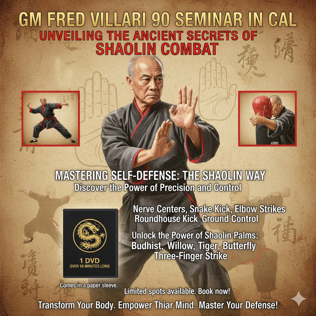 GM Fred Villari Seminar Shaolin Kempo Karate Seminar 90 | Martial Art | Kung Fu