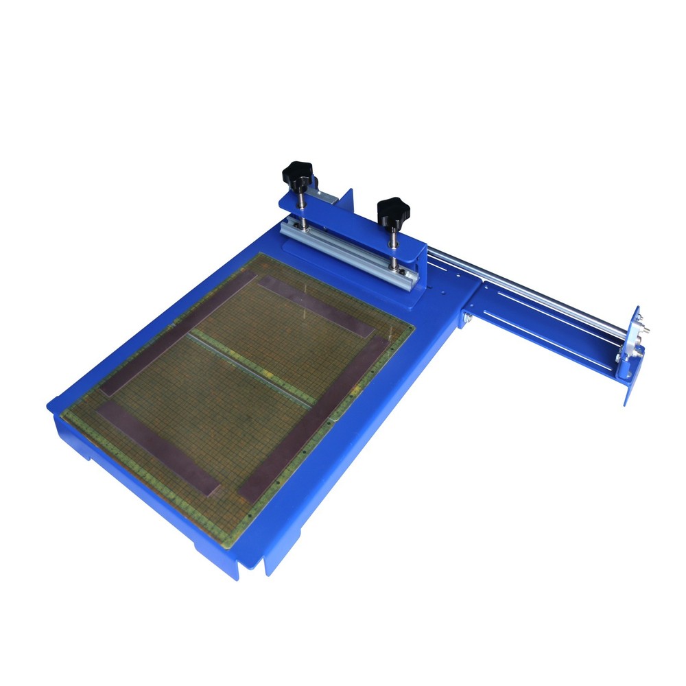 One Color Sliding Screen Printer Universal Two Directions Parallel Movement